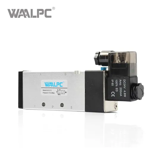 Airtac 2/2 Solenoid Valve DC24V Pneumatic Solenoid Control Valve, Reversing Valve, One in One out, Pneumatic Fluid Control Valve Pneumatic Control Valve